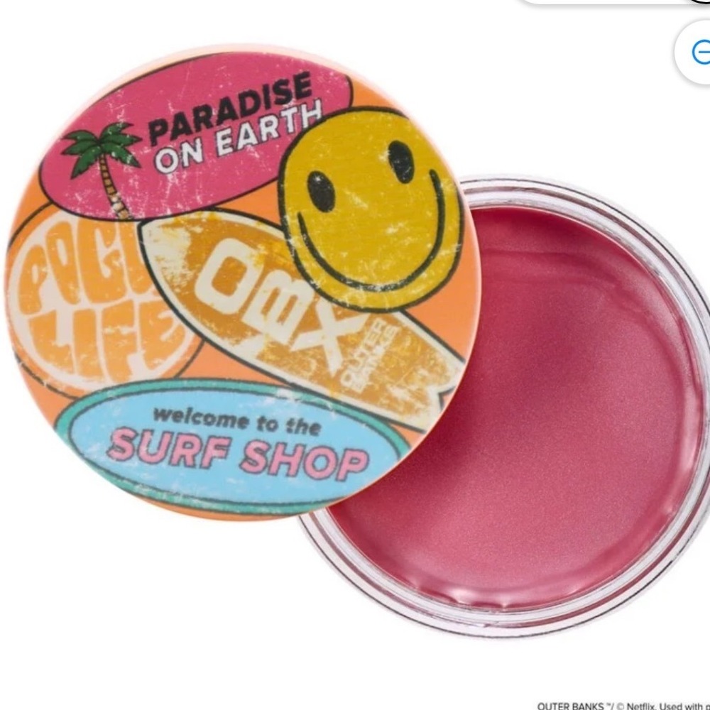 Lottie Outer Banks OBX Lip & Cheek Balm Dusky Pink 20g Cream Blush Dewy Finish
